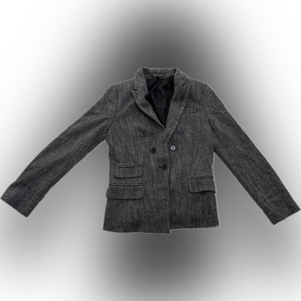 Express Charcoal Colored Blazer